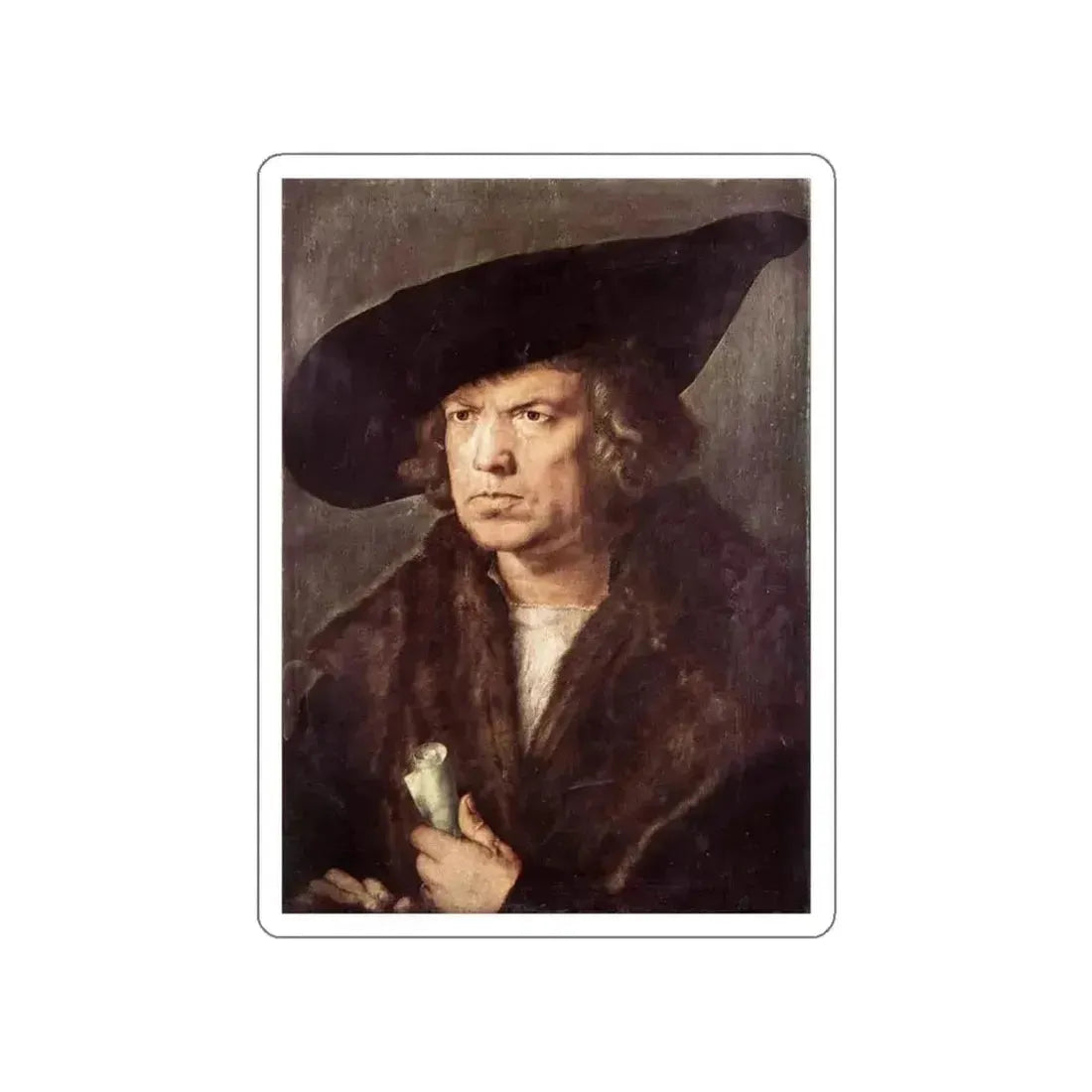 DURER, Albrecht - baret (Artwork) STICKER Vinyl Die-Cut Decal - The Sticker Space