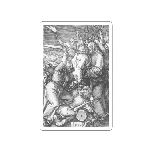 DURER, Albrecht - Betrayal of Christ (No. 3) (Artwork) STICKER Vinyl Die-Cut Decal White Die-Cut 2 Inch - The Sticker Space