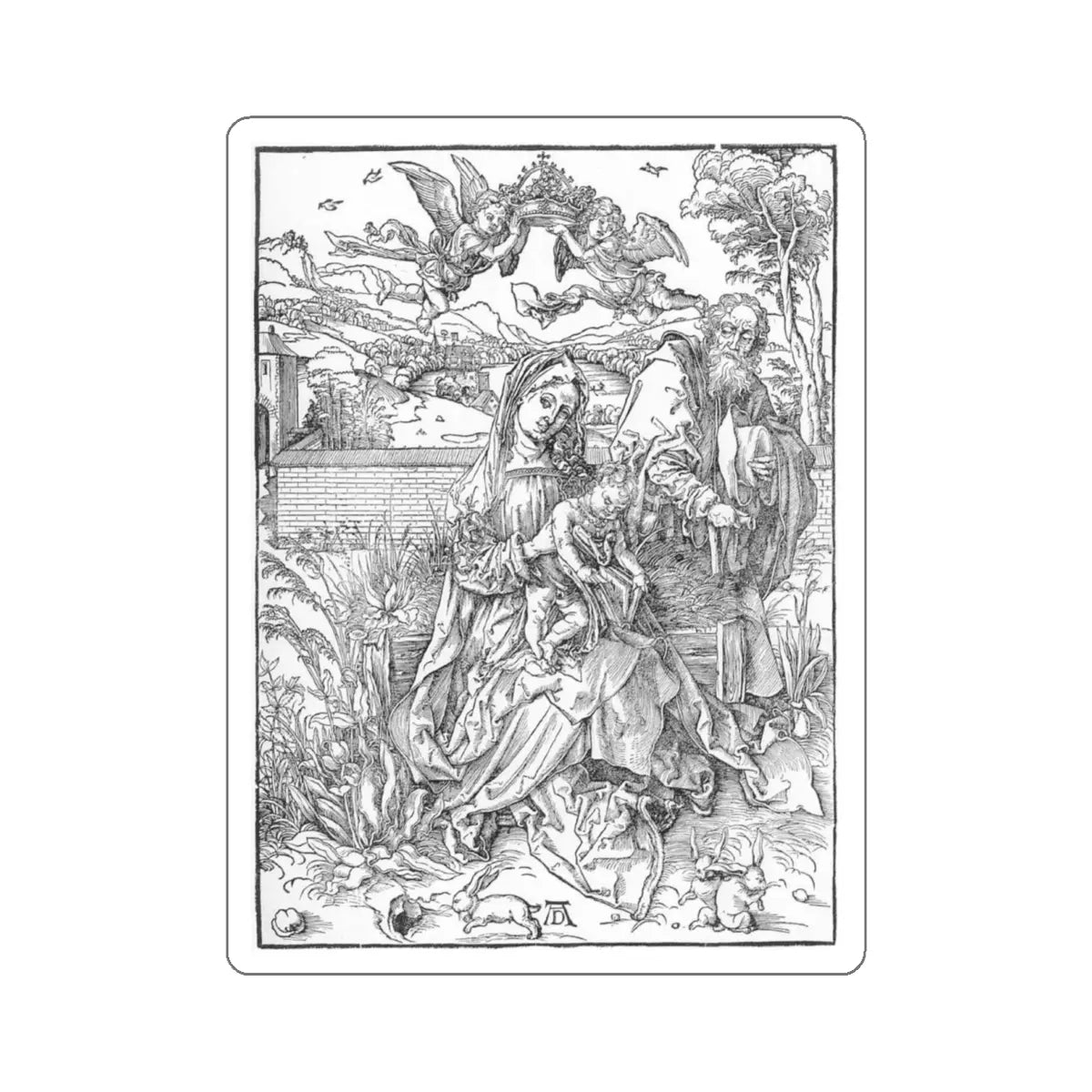 SKU:92646847540701342124 Sticker types:White Shape:Die-Cut Sizes:4" × 4"
