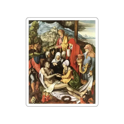 DURER, Albrecht - Lamentation for Christ (Artwork) STICKER Vinyl Die-Cut Decal White Die-Cut 2 Inch - The Sticker Space