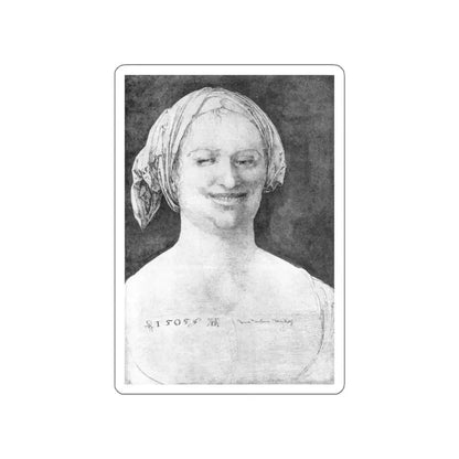 DURER, Albrecht - Laughing Peasant Woman (Artwork) STICKER Vinyl Die-Cut Decal - The Sticker Space
