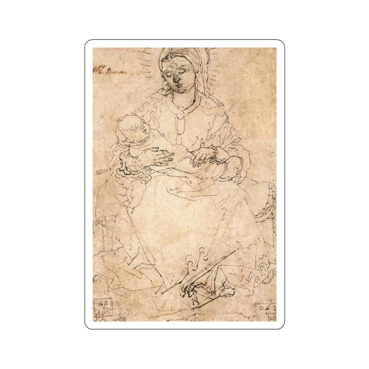 SKU:14994665912364209158 Sticker types:White Shape:Die-Cut Sizes:6" × 6"