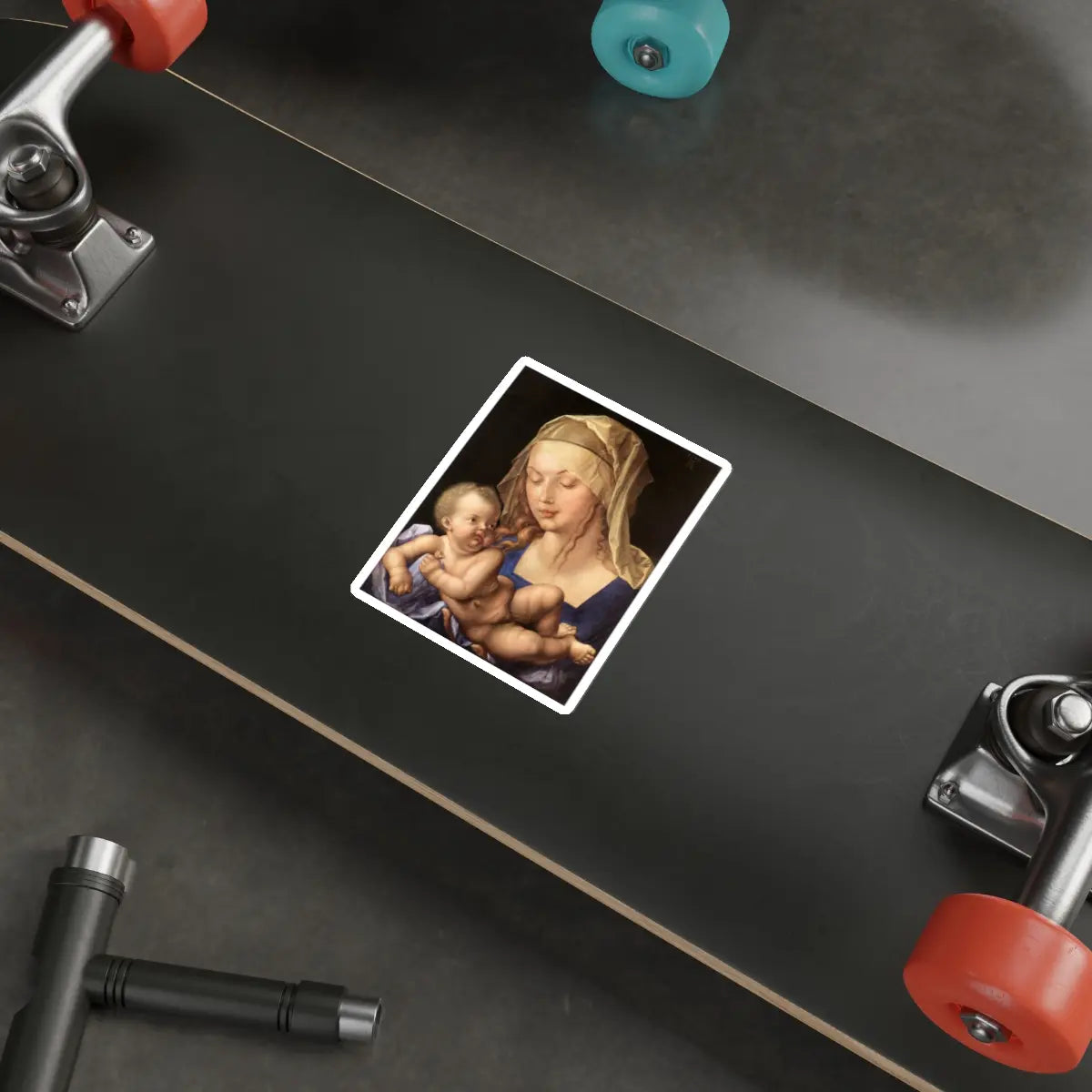 SKU:19193601565576269929 Sticker types:White Shape:Die-Cut Sizes:4" × 4"