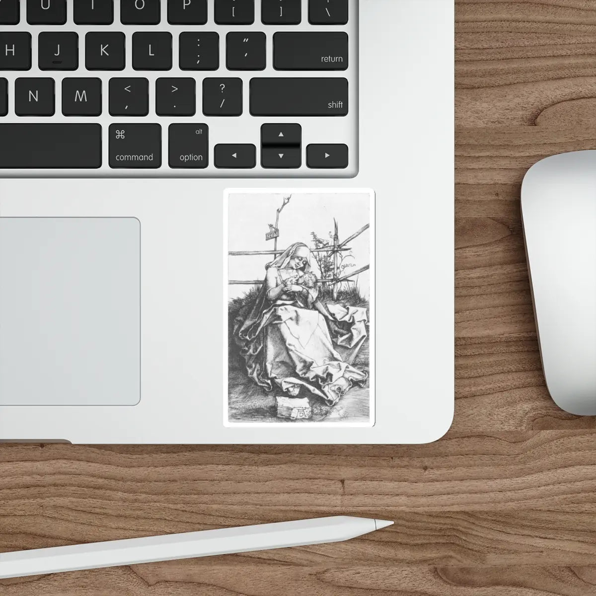SKU:12508346747957703911 Sticker types:White Shape:Die-Cut Sizes:4" × 4"