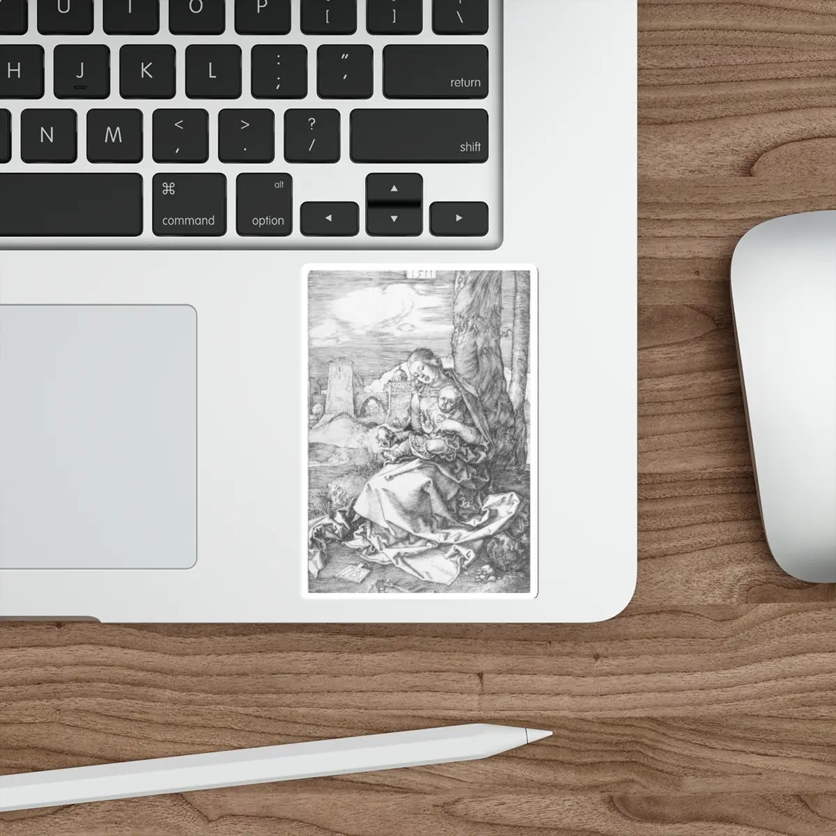 SKU:11738926940508462077 Sticker types:White Shape:Die-Cut Sizes:4" × 4"