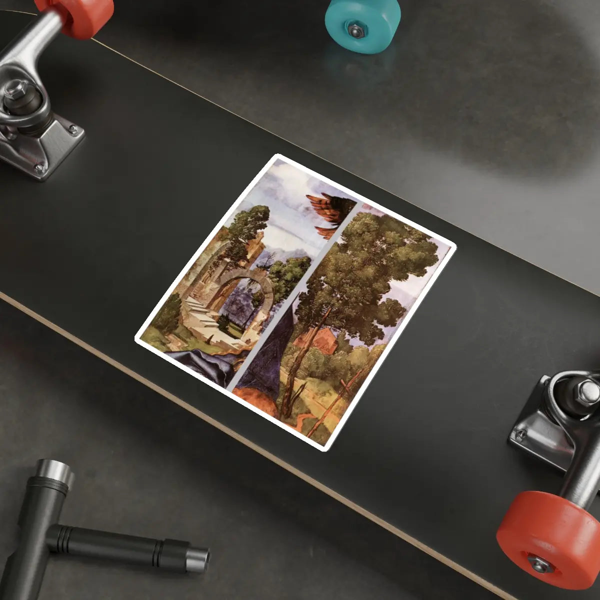 SKU:16453772605039415995 Sticker types:White Shape:Die-Cut Sizes:6" × 6"
