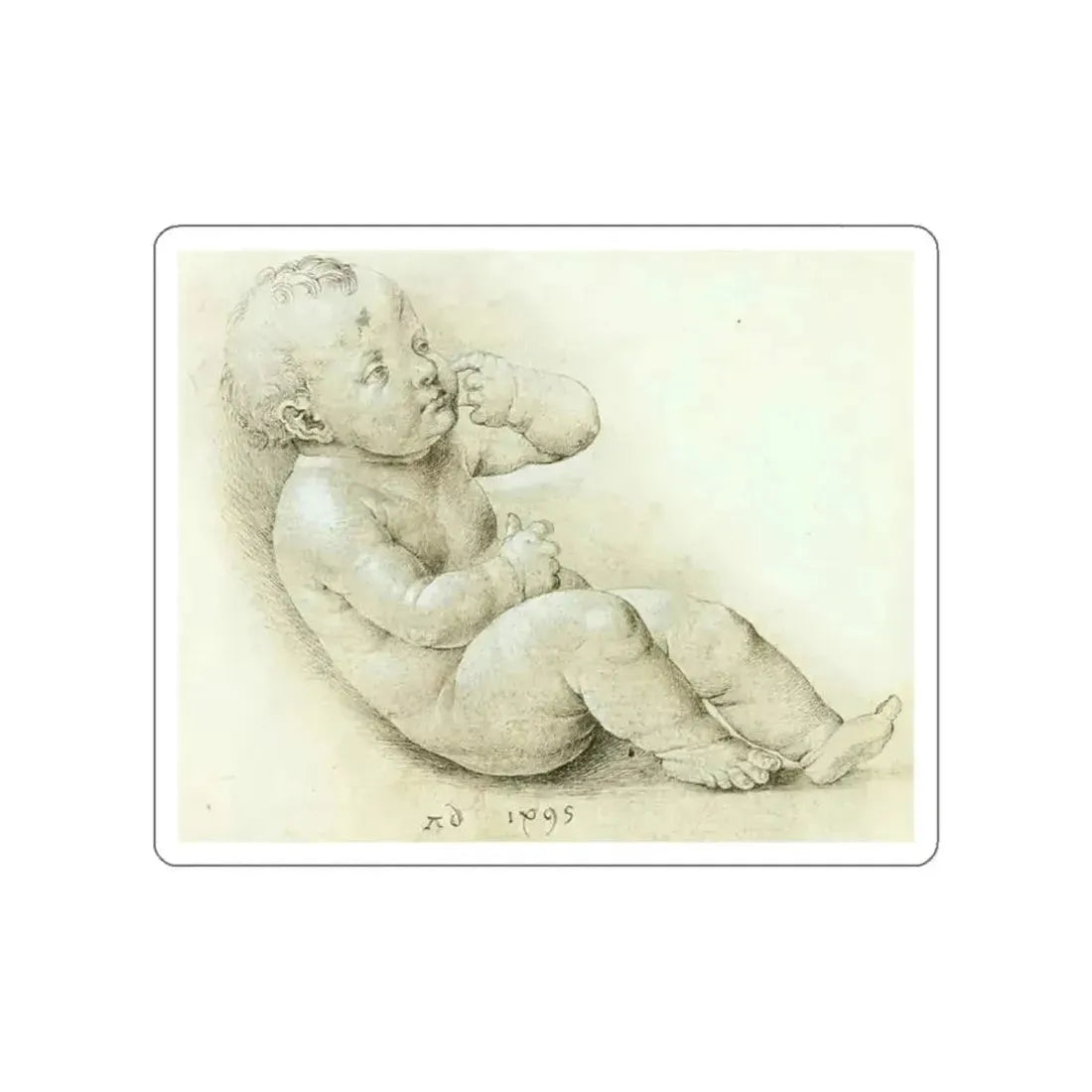 DURER, Albrecht - Study of the Christ Child (Artwork) STICKER Vinyl Die-Cut Decal - The Sticker Space