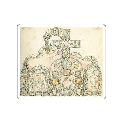 DURER, Albrecht - The Imperial Crown (Artwork) STICKER Vinyl Die-Cut Decal - The Sticker Space