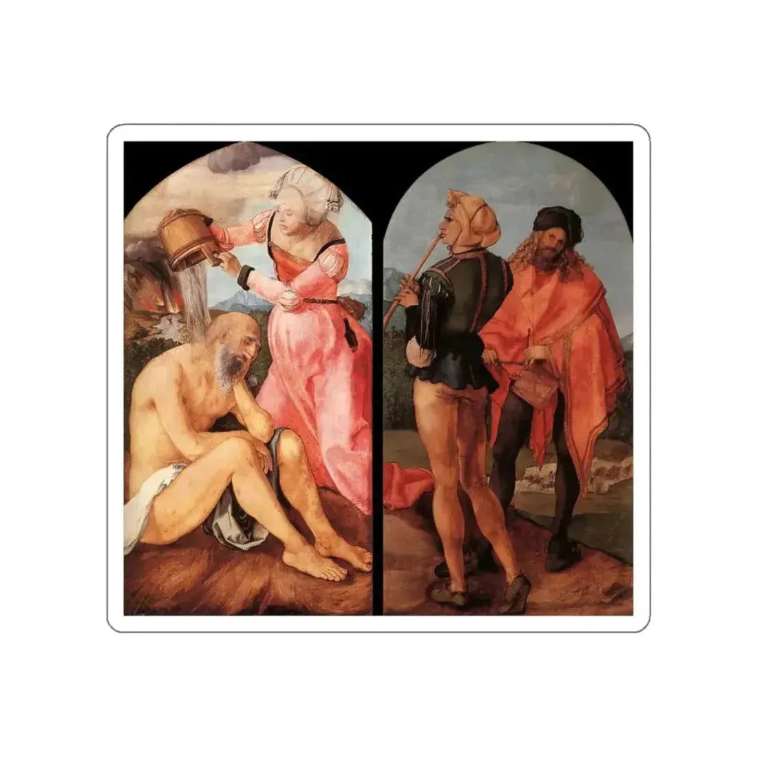DURER, Albrecht - The Jabach Altarpiece (Artwork) STICKER Vinyl Die-Cut Decal - The Sticker Space