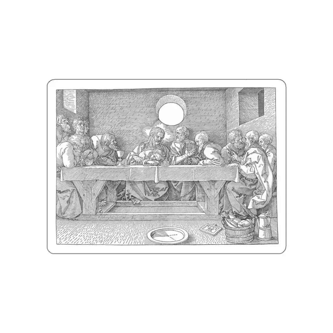 DURER, Albrecht - The Last Supper (Artwork) STICKER Vinyl Die-Cut Decal - The Sticker Space