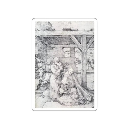 DURER, Albrecht - The Nativity (Artwork) STICKER Vinyl Die-Cut Decal White Die-Cut 3 Inch - The Sticker Space