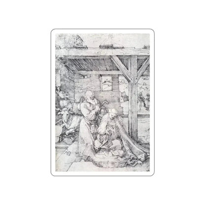 DURER, Albrecht - The Nativity (Artwork) STICKER Vinyl Die-Cut Decal White Die-Cut 6 Inch - The Sticker Space