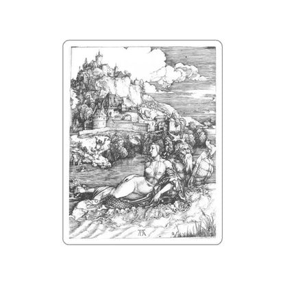 DURER, Albrecht - The Sea Monster (Artwork) STICKER Vinyl Die-Cut Decal - The Sticker Space