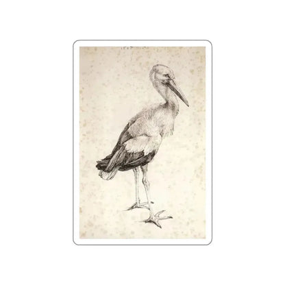 DURER, Albrecht - The Stork (Artwork) STICKER Vinyl Die-Cut Decal White Die-Cut 2 Inch - The Sticker Space
