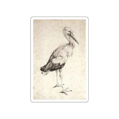 DURER, Albrecht - The Stork (Artwork) STICKER Vinyl Die-Cut Decal White Die-Cut 5 Inch - The Sticker Space