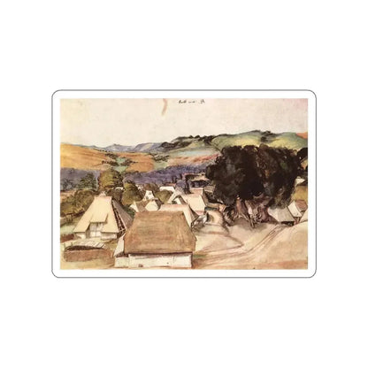 DURER, Albrecht - View of Kalchreut (Artwork) STICKER Vinyl Die-Cut Decal White Die-Cut 3 Inch - The Sticker Space