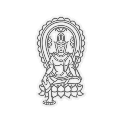 Dusit Province Seal (Thailand) STICKER Vinyl Kiss-Cut Decal 4 Inch Transparent - The Sticker Space