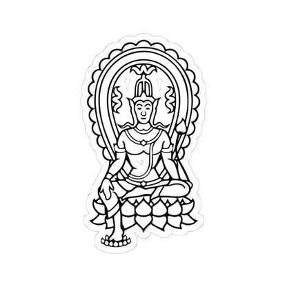 Dusit Province Seal (Thailand) STICKER Vinyl Kiss-Cut Decal 4 Inch White - The Sticker Space