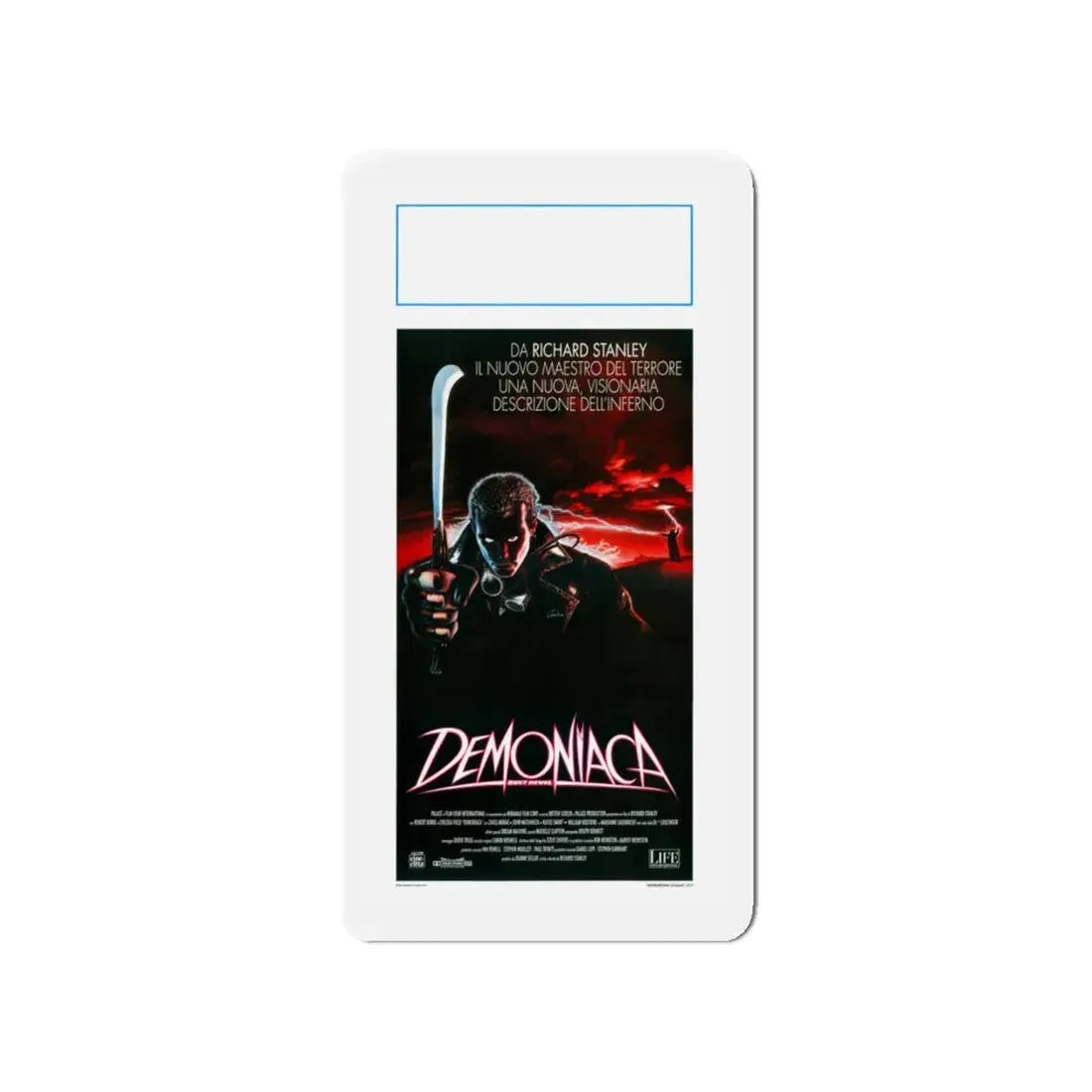 DUST DEVIL (ITALIAN) 1992 Movie Poster - Refrigerator Magnet 4 Inch - The Sticker Space