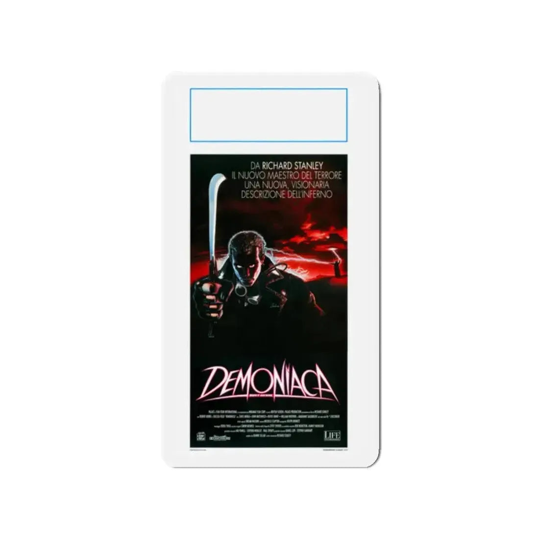 DUST DEVIL (ITALIAN) 1992 Movie Poster - Refrigerator Magnet - The Sticker Space