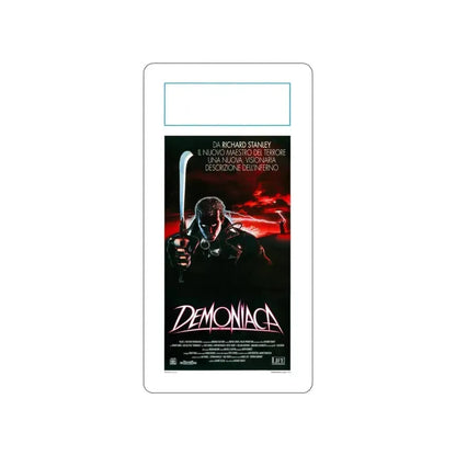 DUST DEVIL (ITALIAN) 1992 Movie Poster STICKER Vinyl Die-Cut Decal 4 Inch - The Sticker Space