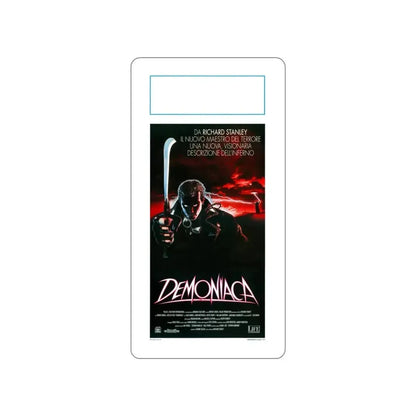 DUST DEVIL (ITALIAN) 1992 Movie Poster STICKER Vinyl Die-Cut Decal - The Sticker Space