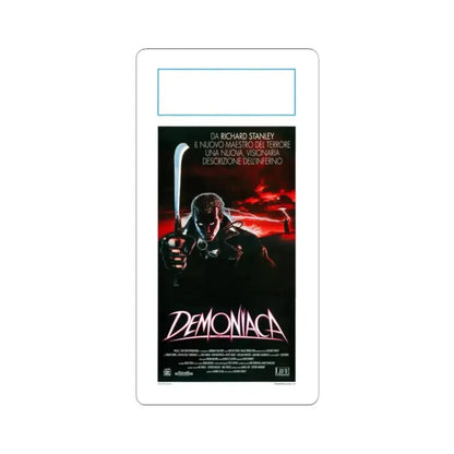 DUST DEVIL (ITALIAN) 1992 Movie Poster - STICKER Vinyl Kiss-Cut Decal 2 Inch White - The Sticker Space