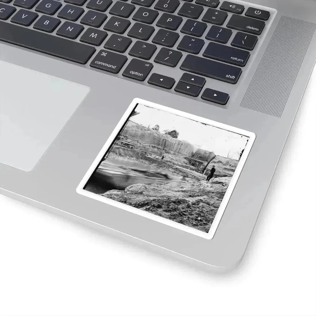 Dutch Gap, Va. The Canal Under Construction (U.S. Civil War) STICKER Vinyl Kiss-Cut Decal - The Sticker Space