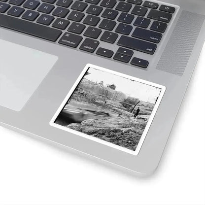 Dutch Gap, Va. The Canal Under Construction (U.S. Civil War) STICKER Vinyl Kiss-Cut Decal - The Sticker Space