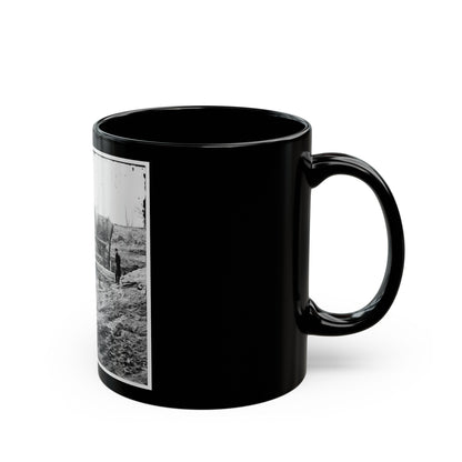 Dutch Gap, Va. The Canal Under Construction (U.S. Civil War) Black Coffee Mug-The Sticker Space