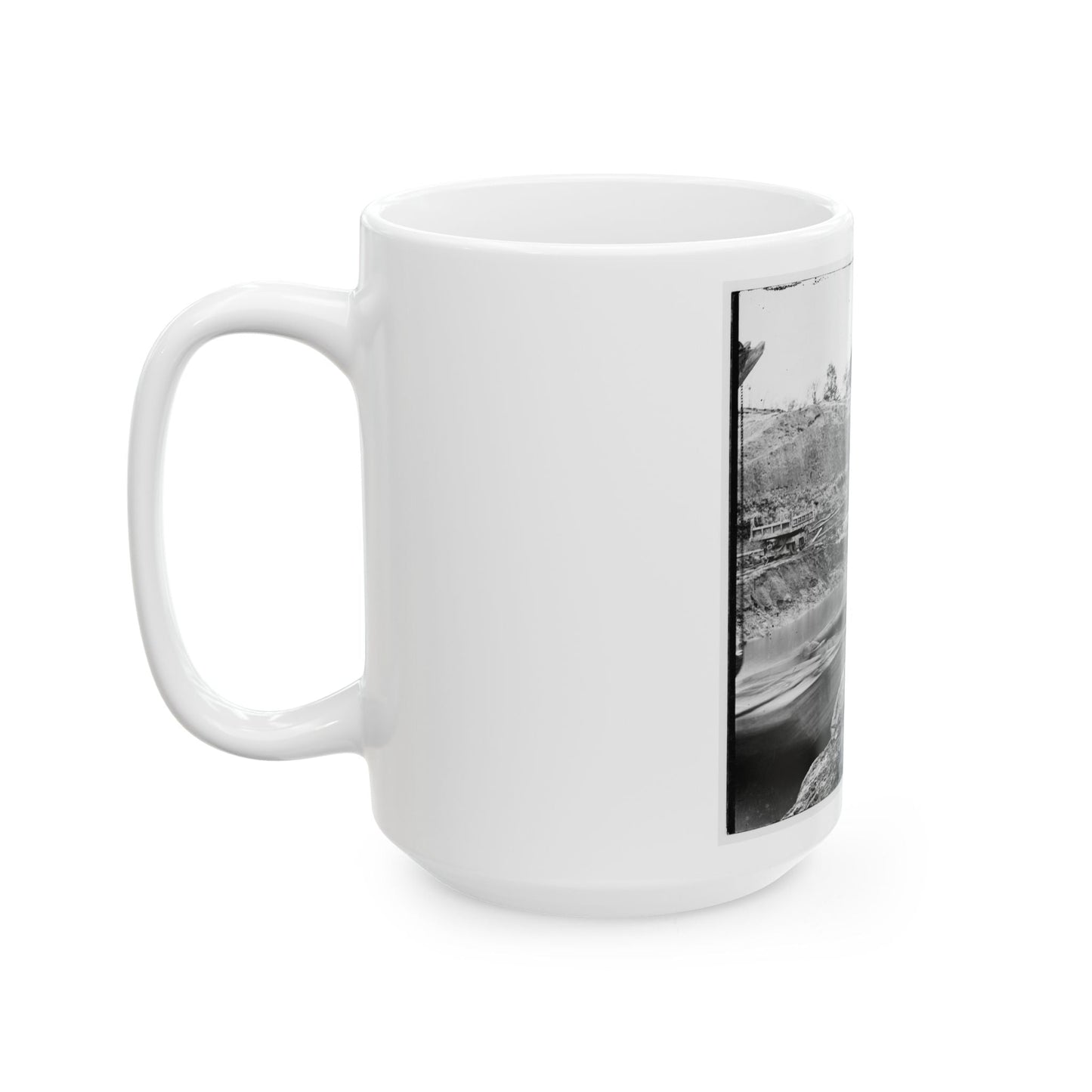 Dutch Gap, Va. The Canal Under Construction (U.S. Civil War) White Coffee Mug