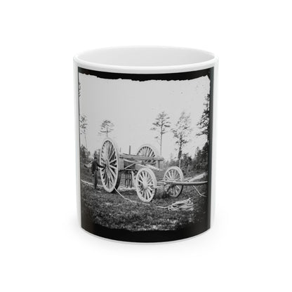 Dutch Gap, Va., Vicinity. Sling For Transporting Big Guns (U.S. Civil War) White Coffee Mug