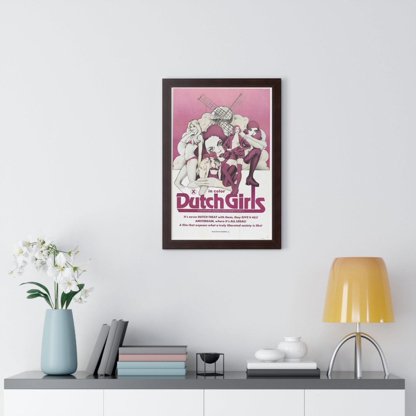 DUTCH GIRLS 1985 - Framed Movie Poster-The Sticker Space