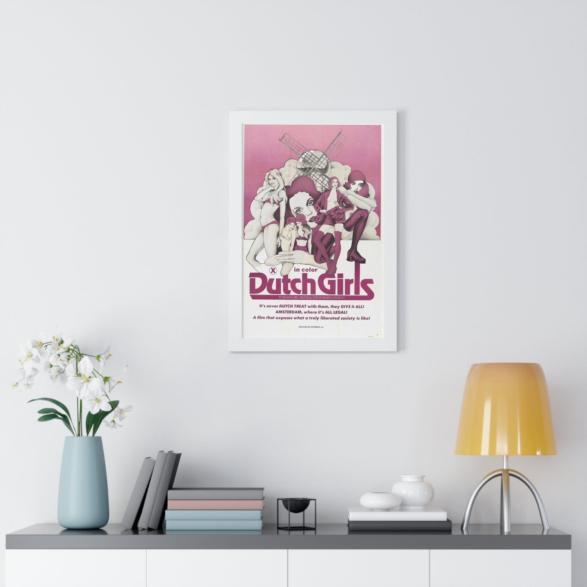 DUTCH GIRLS 1985 - Framed Movie Poster-The Sticker Space