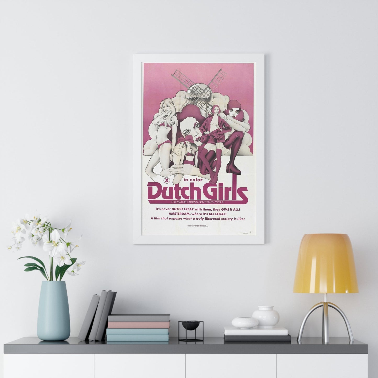 DUTCH GIRLS 1985 - Framed Movie Poster-The Sticker Space