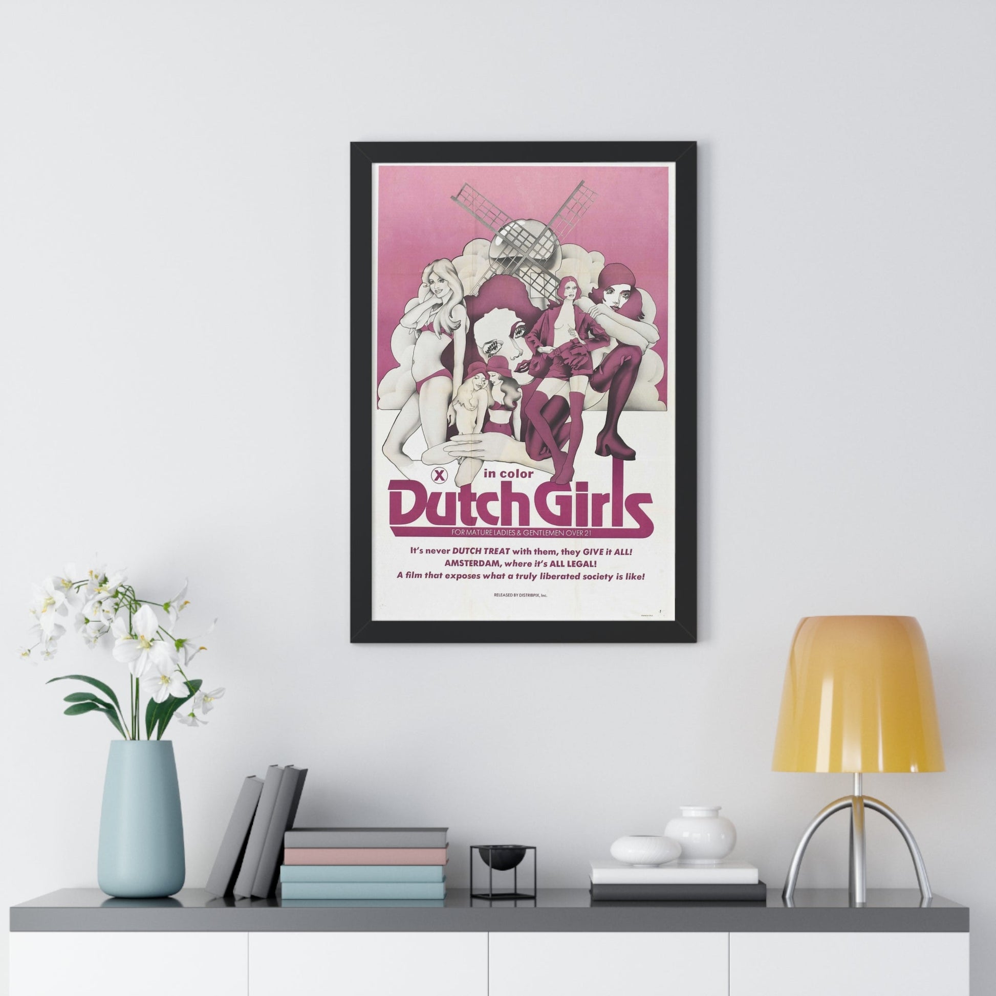 DUTCH GIRLS 1985 - Framed Movie Poster-The Sticker Space