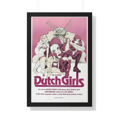 DUTCH GIRLS 1985 - Framed Movie Poster - The Sticker Space