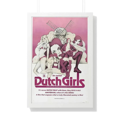 DUTCH GIRLS 1985 - Framed Movie Poster - The Sticker Space