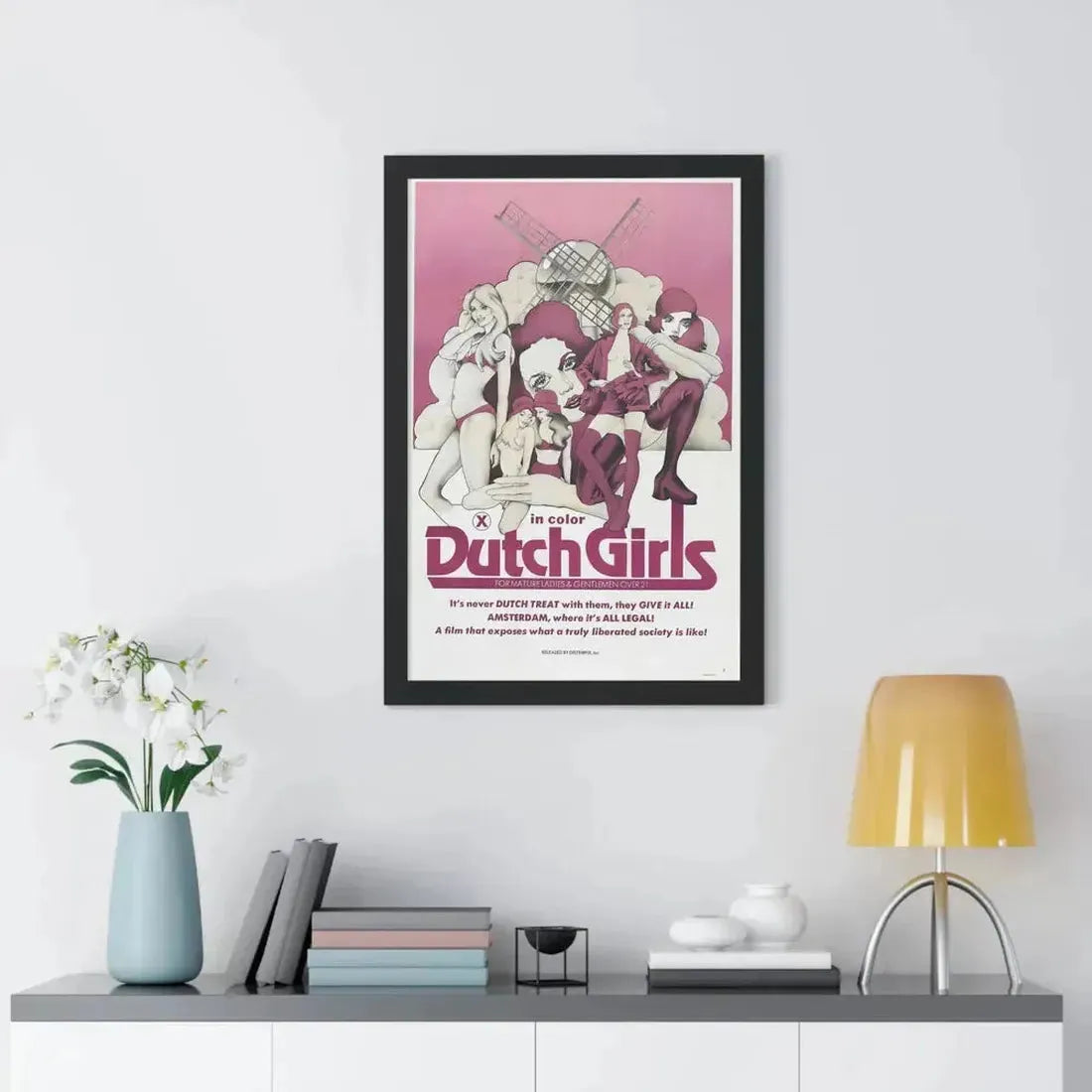 DUTCH GIRLS 1985 - Framed Movie Poster - The Sticker Space