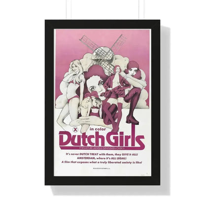 DUTCH GIRLS 1985 - Framed Movie Poster - The Sticker Space