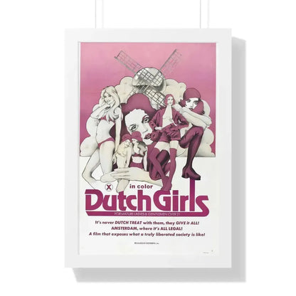 DUTCH GIRLS 1985 - Framed Movie Poster - The Sticker Space