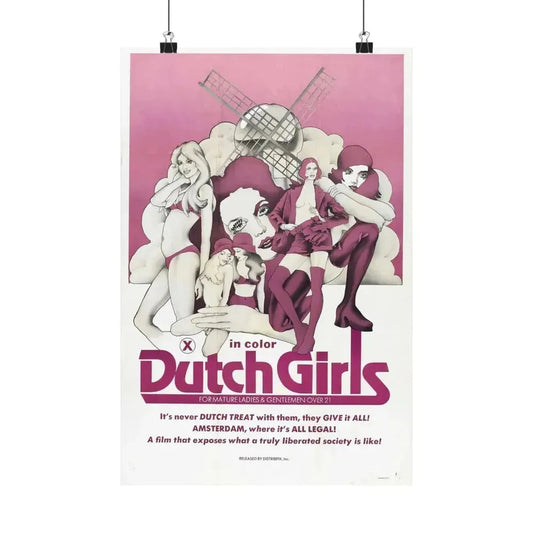 DUTCH GIRLS 1985 - Paper Movie Poster 12″ x 18″ Matte - The Sticker Space