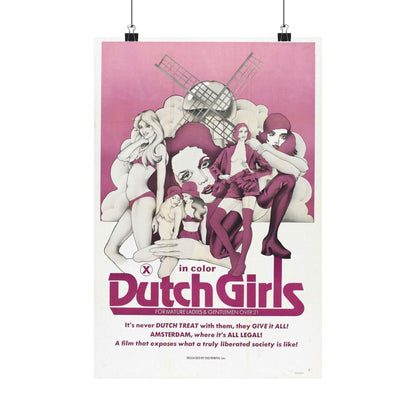 DUTCH GIRLS 1985 - Paper Movie Poster-12″ x 18″-The Sticker Space