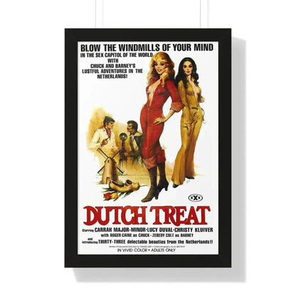 DUTCH TREAT 1987 - Framed Movie Poster 16″ x 24″ Black - The Sticker Space