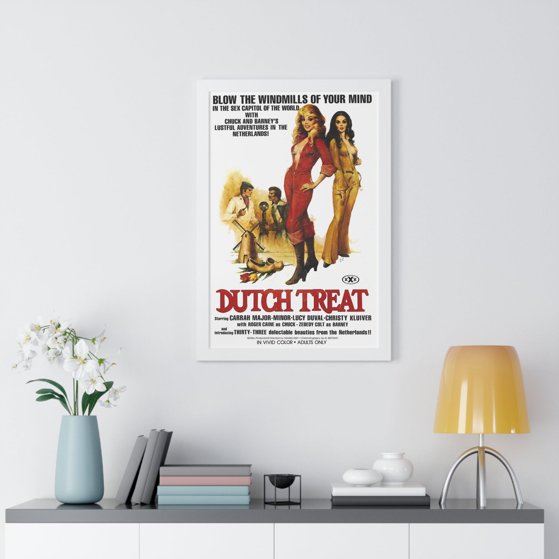 DUTCH TREAT 1987 - Framed Movie Poster-The Sticker Space