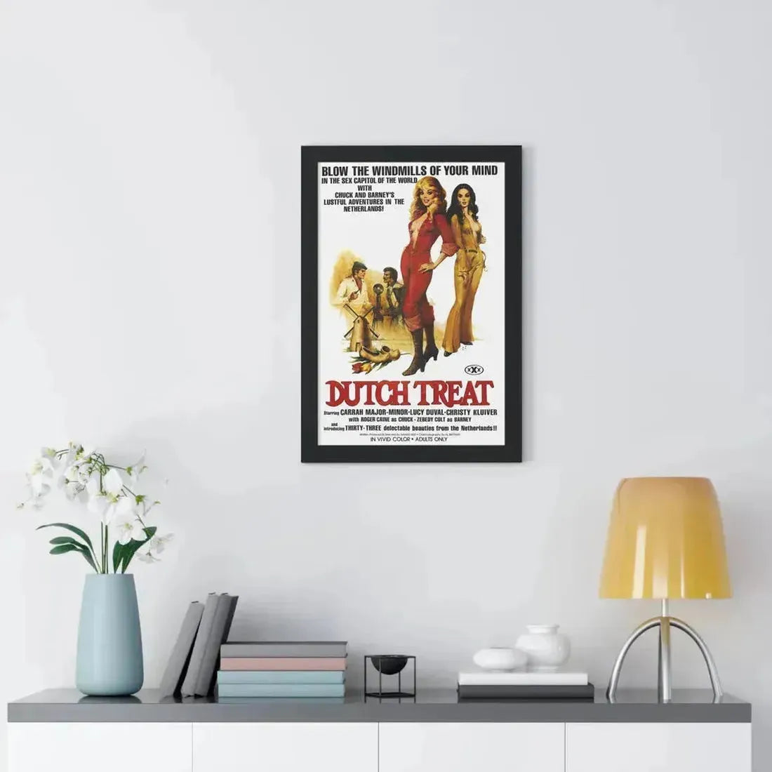 DUTCH TREAT 1987 - Framed Movie Poster - The Sticker Space