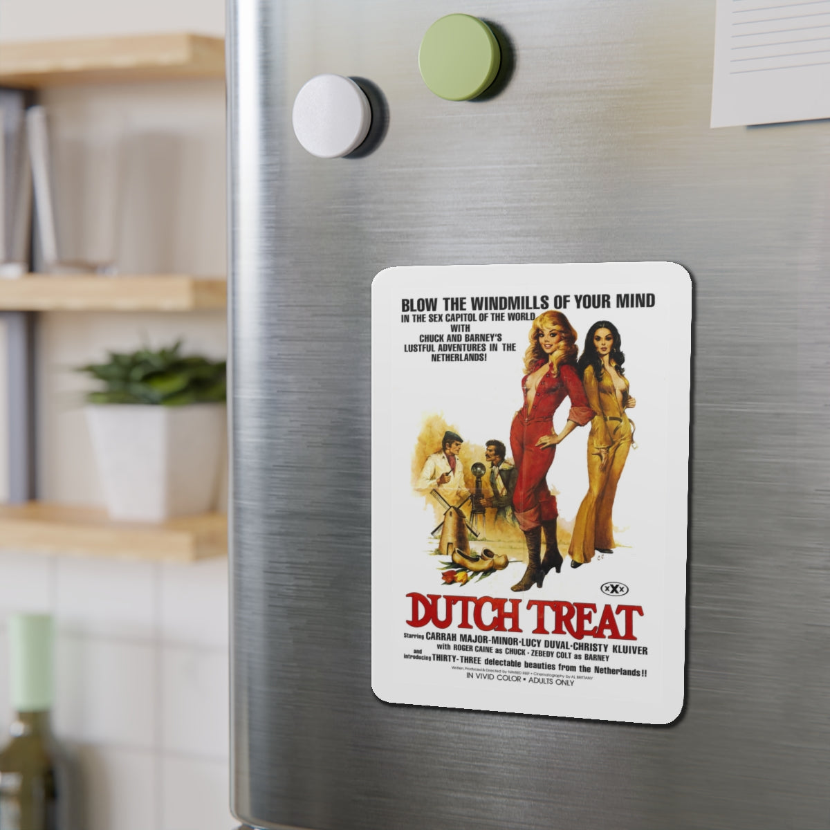 DUTCH TREAT 1987 Movie Poster - Die-Cut Magnet-The Sticker Space