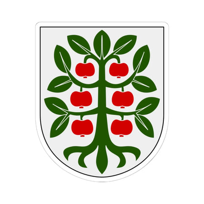 Duvbo vapen (Sweden) (Coat of Arms) STICKER Vinyl Kiss-Cut Decal 6 Inch White - The Sticker Space