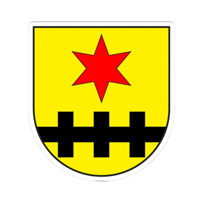 Duvin wappen (Switzerland) (Coat of Arms) STICKER Vinyl Kiss-Cut Decal - The Sticker Space