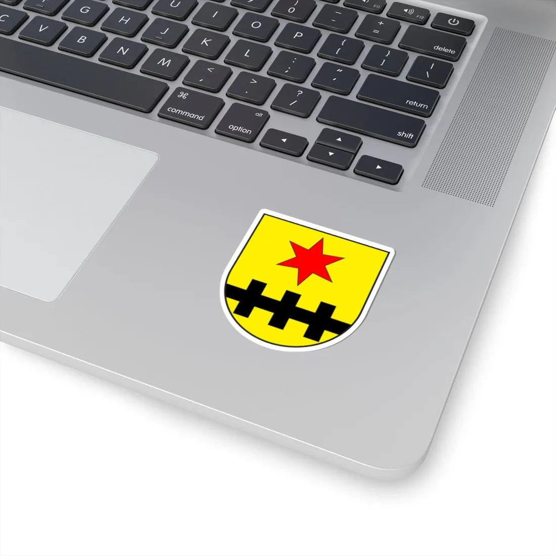 Duvin wappen (Switzerland) (Coat of Arms) STICKER Vinyl Kiss-Cut Decal - The Sticker Space